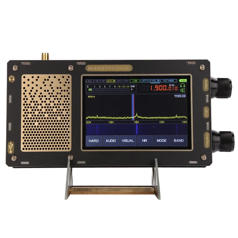 Новый приемник 50 кгц-2 ГГц V1.10C Malachite SDR V3 радиоприемник DSP 3 5 дюймов сенсорный экран