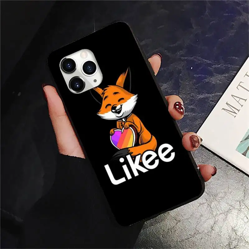 

Likee Funny cat bear love heart Phone Case for iPhone 11 12 pro XS MAX 8 7 6 6S Plus X 2020 XR Mini