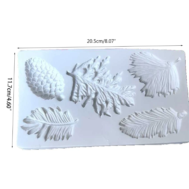 

Pine Cone Leaves Silicone Mold for DIY Candy Desserts Pudding Cupcake Cake