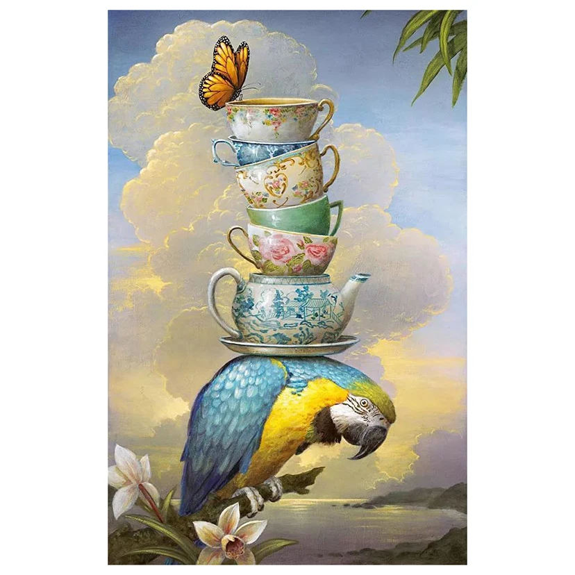 

Новое поступление 5D полностью круглая алмазная живопись своими руками птица и крест Ститч 3D вышивка Стразы мозаика домашний Декор подарок ...