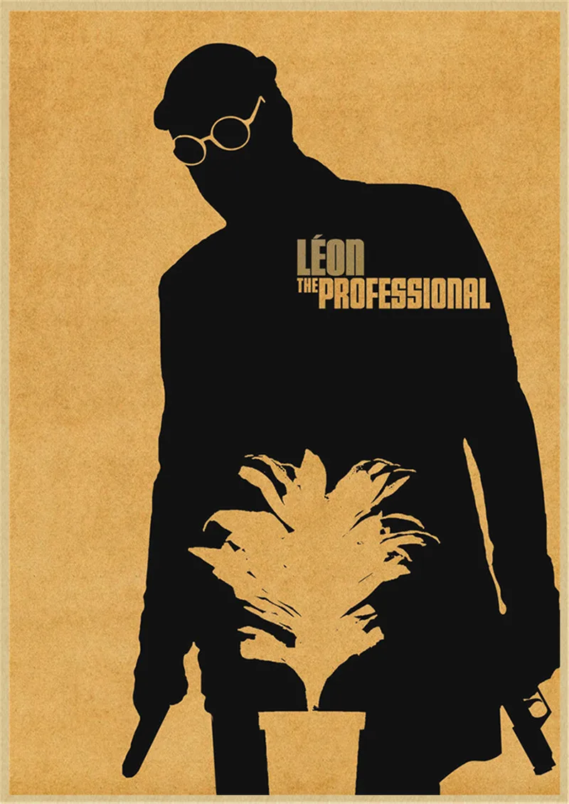 Наклейка на стену киллер не слишком холодный винтажная крафт-бумага - купить по