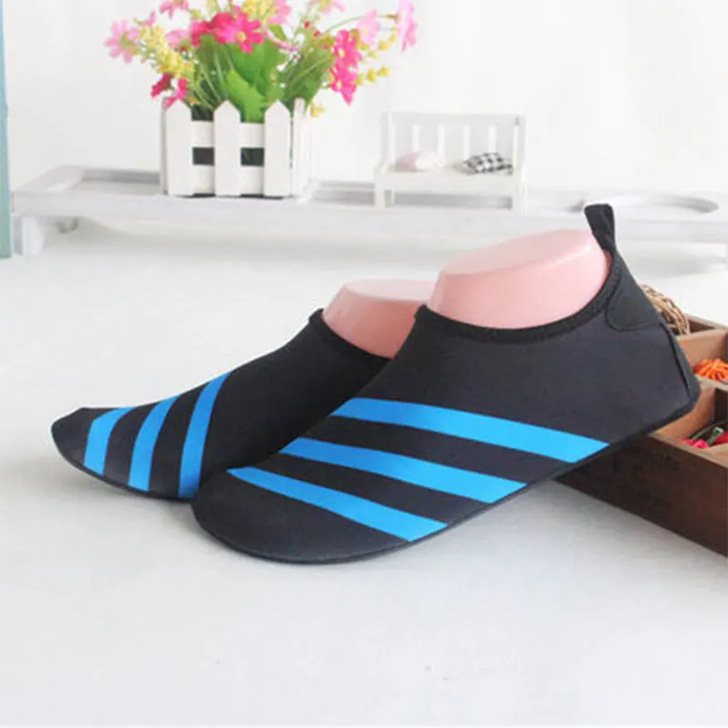 Big Boy Children Beach Slippers Stripe Sock Shoes Breathable Casual Barefoot Shoe Aqua Lightweight Water Size | Детская одежда и