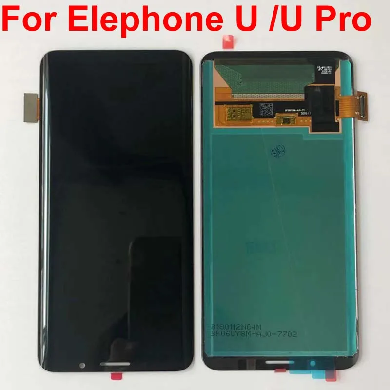 Amoled протестирован для elephone u/u pro ЖК-дисплей и инструмент для ремонта сенсорного экрана в сборе Запчасти для elephone u upro