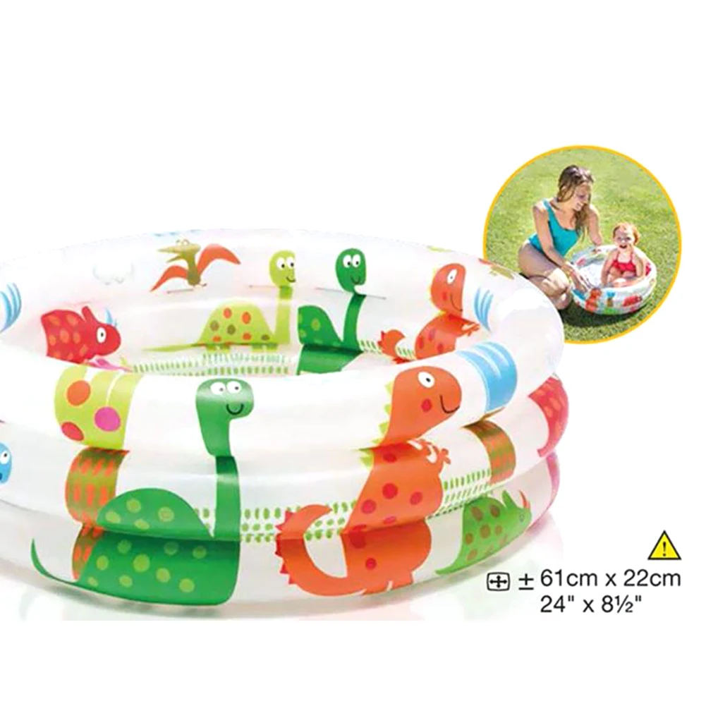 Радужный детский надувной круглый бассейн для 0-3 лет старый ПВХ плавучие