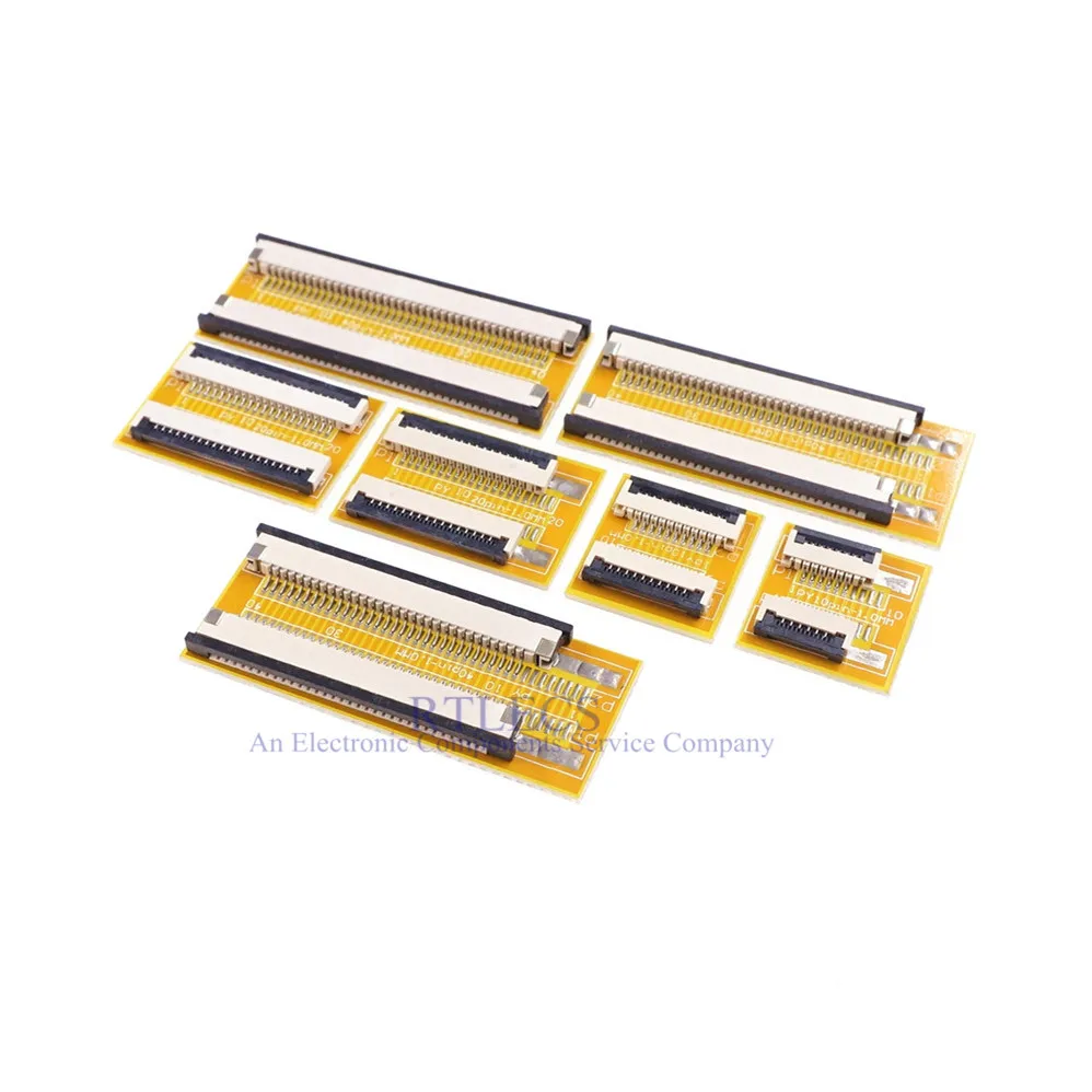 Гибкий плоский кабель FFC FPC 2 шт. расширение плата 1 0 мм шаг 4 5 6 7 8 9 10 11 12 13 14 15 16 20 24 30 32