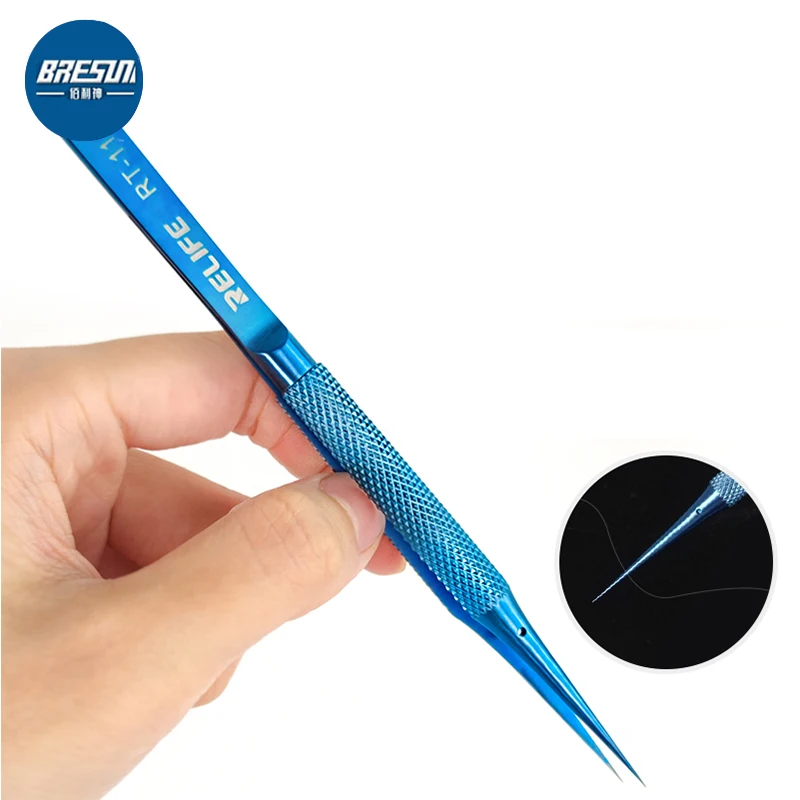 Пинцет для проволоки со сканером отпечатков пальцев из титанового сплава -