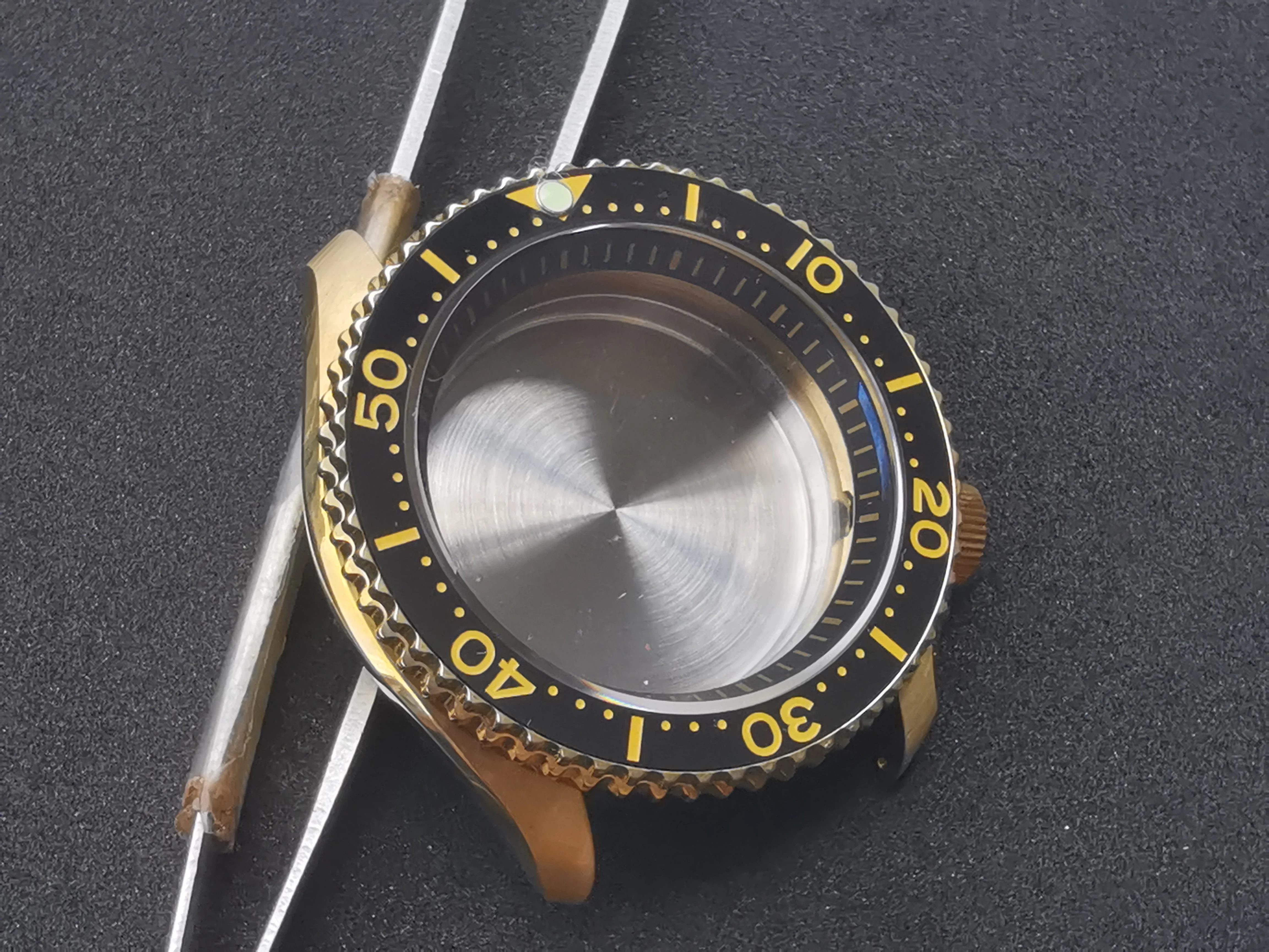 SKX007 Ретро алюминиевая бронзовая ручка для дайвинга точный чехол NH35A/NH36A механизм