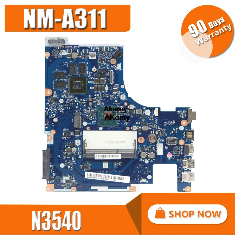 G50 30 FRU системной платы: 5B20G91616 для For Lenovo Материнская плата ноутбука ACLU9/ACLU0 NM A311 SR1YW