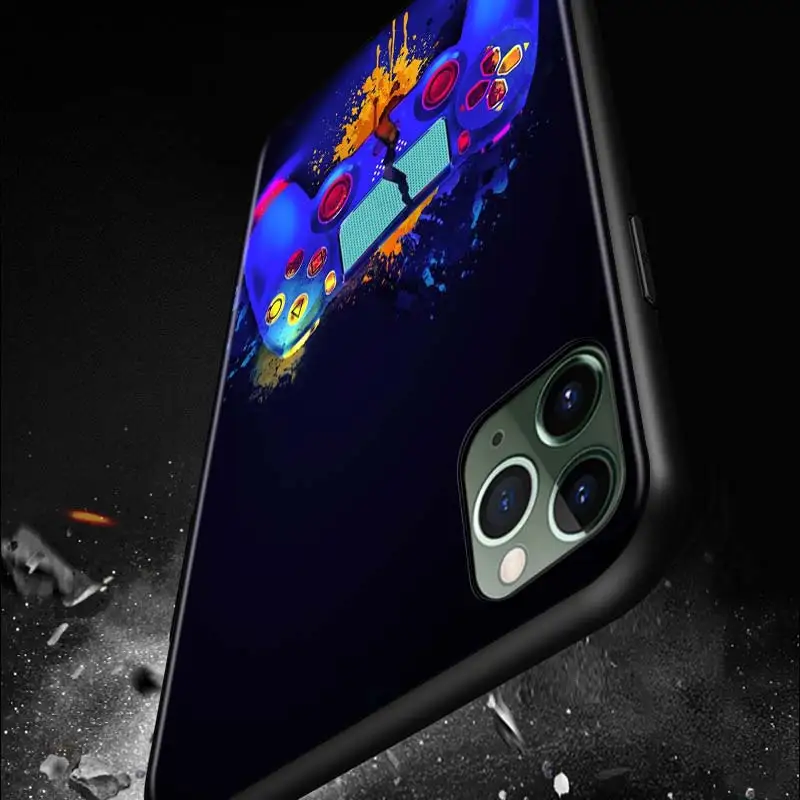 

PlayStation Game Ps Shockproof Cover For Apple iPhone 12 11 SE XS XR X 7 8 6 5 S mini Plus Pro MAX 2020 Black Phone Case