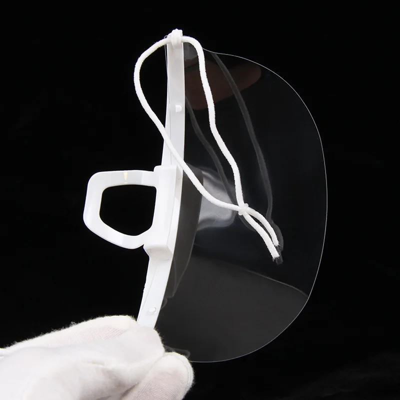 1Pcs Transparent Mask Permanent Anti Fog Catering Food Face Shield Hotel Chef Waiter Plastic Kitchen Restaurant Gadgets | Дом и сад