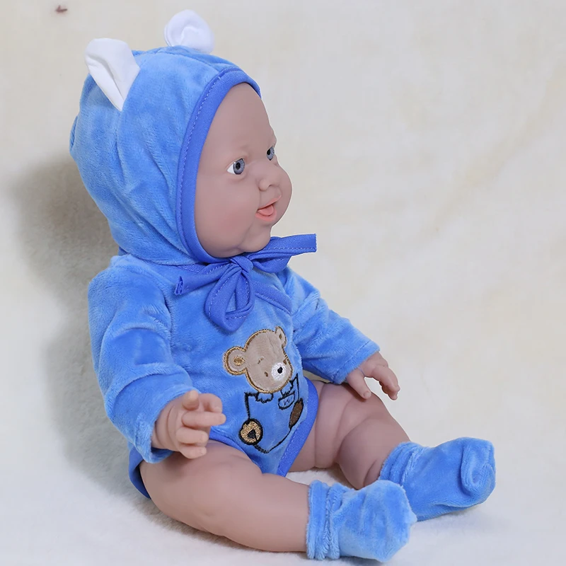 Кукла реборн Силиконовая Водонепроницаемая 38 см|Куклы| |