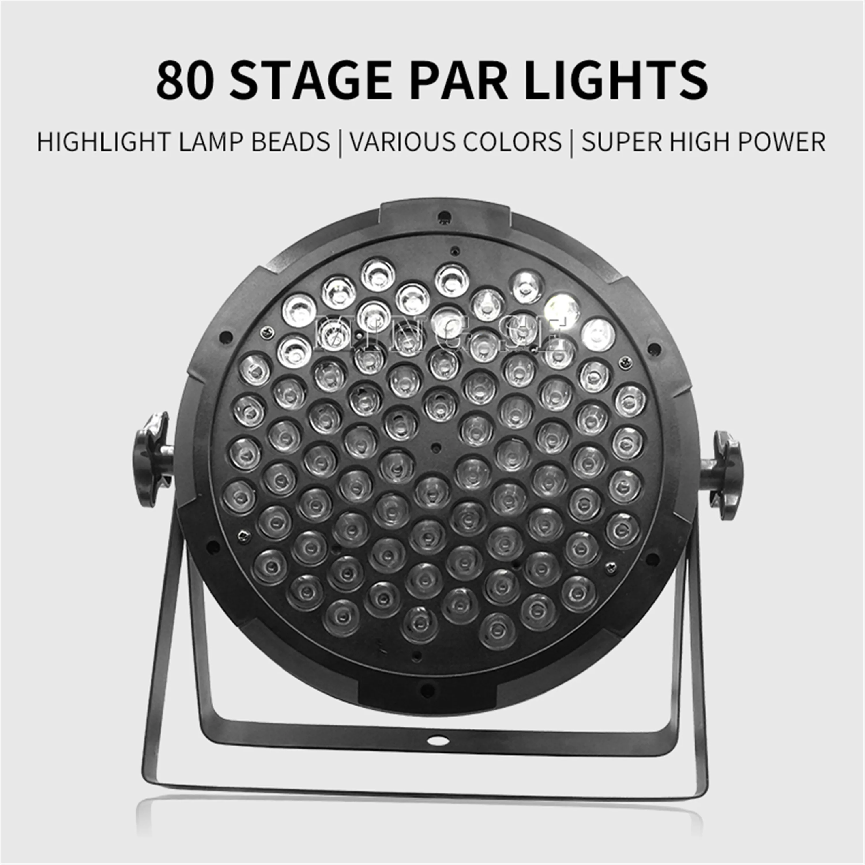 80x3W RGBW Цветные led Par огни плоские par dmx512 Свадебная вечеринка в стиле диско
