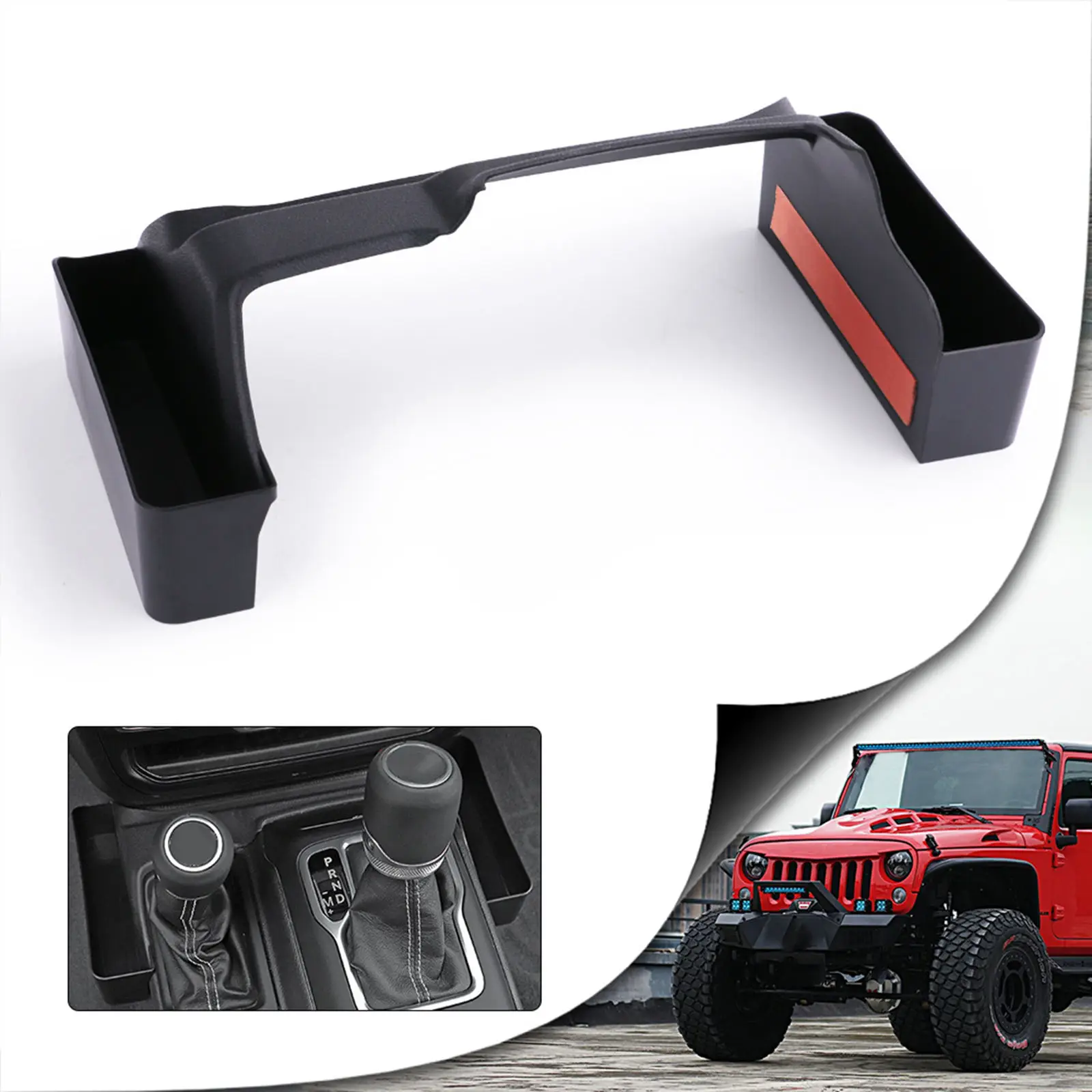 

Gear Storage Box Organizer Tray for JL JLU 2018-2021 Auto Truck Replace