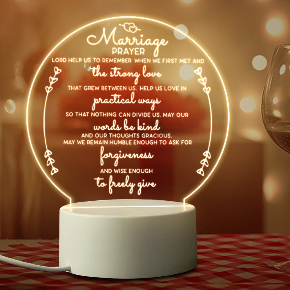 

Свадебные подарки от жены, мужа, друзей, спальни, прикроватный теплый светильник, индивидуальный дизайн, практичный ночник для сна