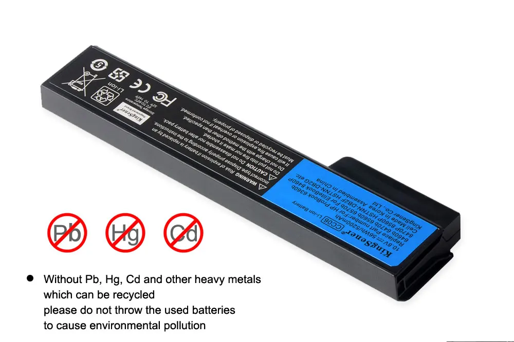 Аккумулятор KingSener CC06 для ноутбука HP ProBook 6360b 6460b 6470b 6560b 6570b 6465b 6475b 6565b 8460p 8470p 8460W HSTNN