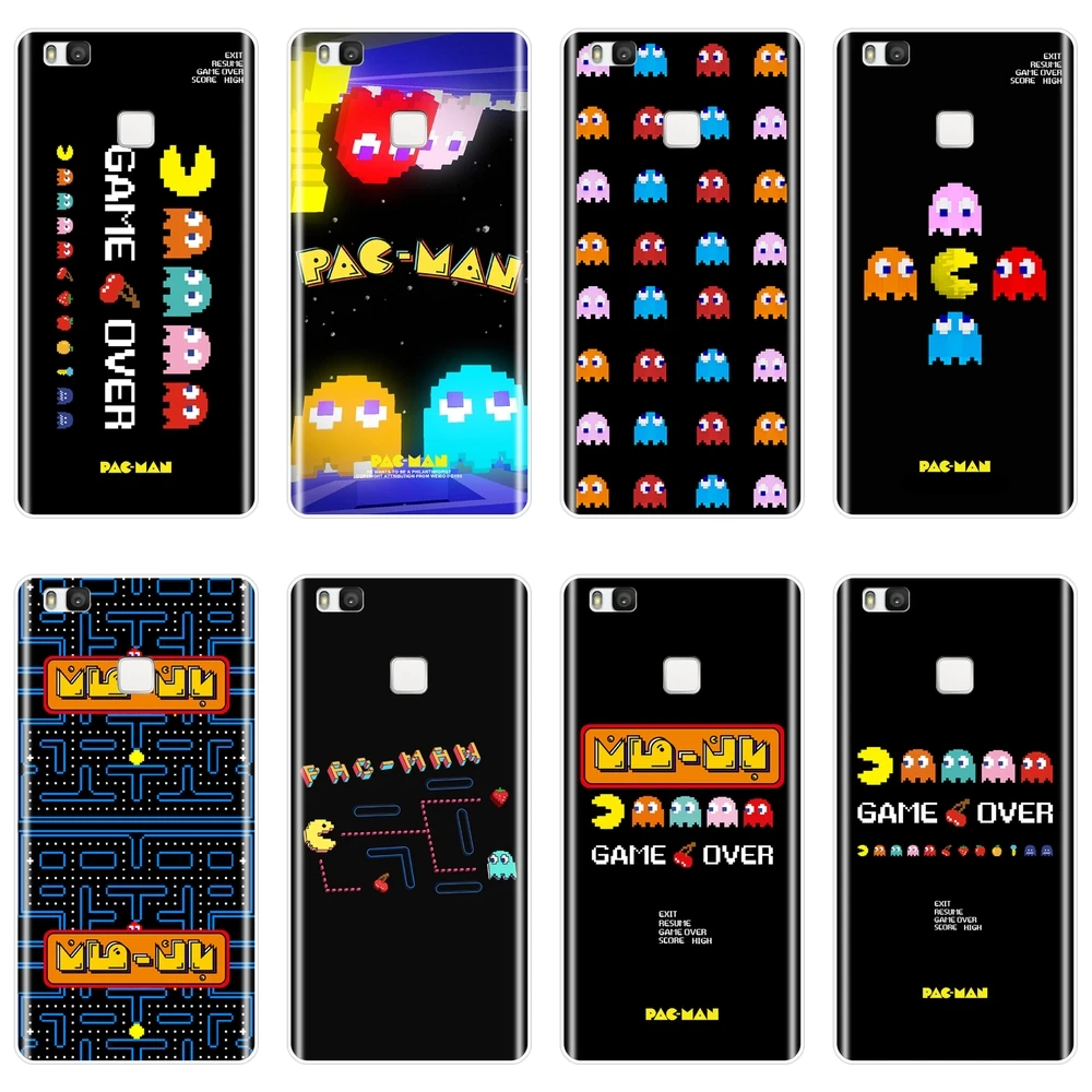 Силиконовый чехол для Huawei P9 Lite Mini P10 P Smart Plus P20 Pro Pacman Game P8 2017 телефона|Бамперы| |
