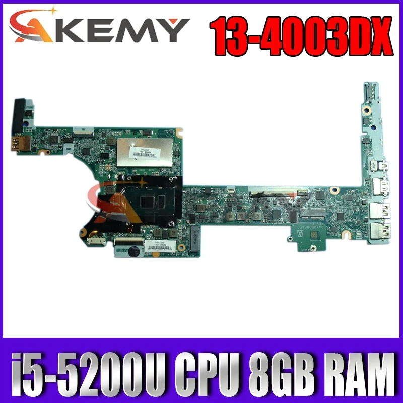 

For HP X360 13-4003DX Laptop Motherboard 801506-501 801506-601 DA0Y0DMBAF0 With i5-5200u CPU 8GB RAM 100% Tested Fast Ship