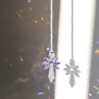 Радужный ангел, Ловец Солнца, Хрустальный хранитель, ангел, подвесная металлическая подвеска, зеркало заднего вида, украшение для автомобиля, домашнее свадебное украшение