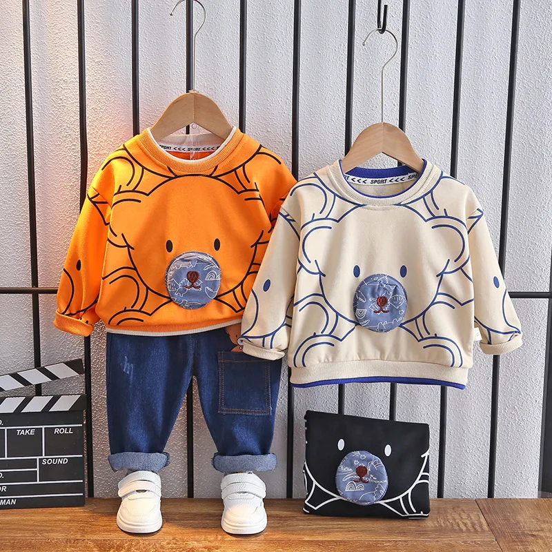 

Детский спортивный костюм с длинным рукавом, на весну