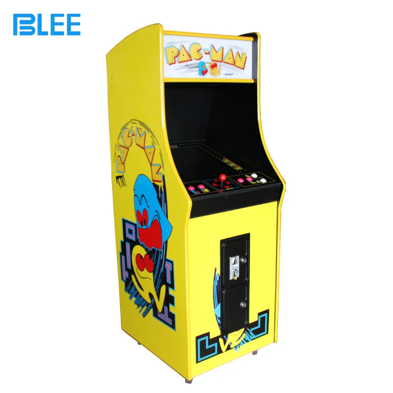 1 игрок Вертикальная аркадная машина Pacman с монетоприемником для аркадных игр в