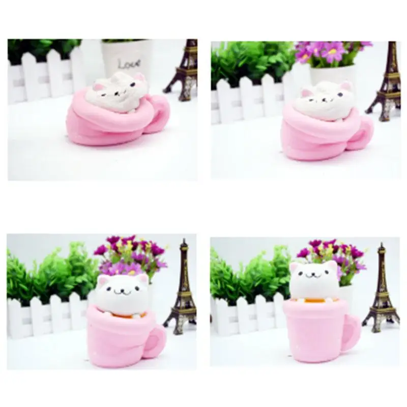 Kuulee милая игрушка для кошек из искусственной кожи медленно поднимающаяся мягкая