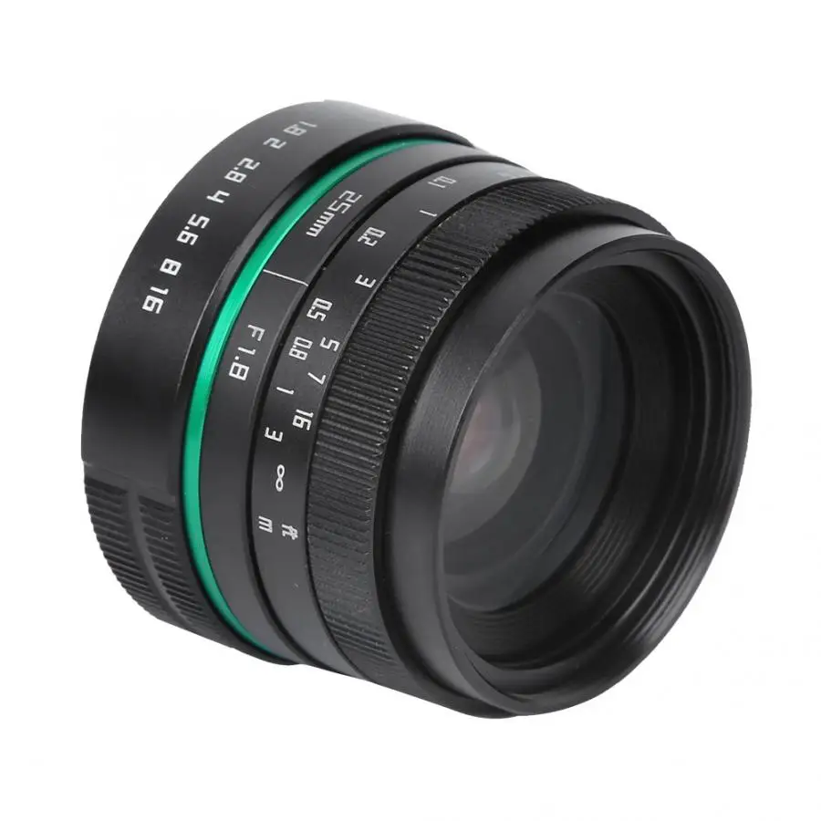Телеобъектив 25 мм F1.8 C для портретной фотосъемки с фиксированным