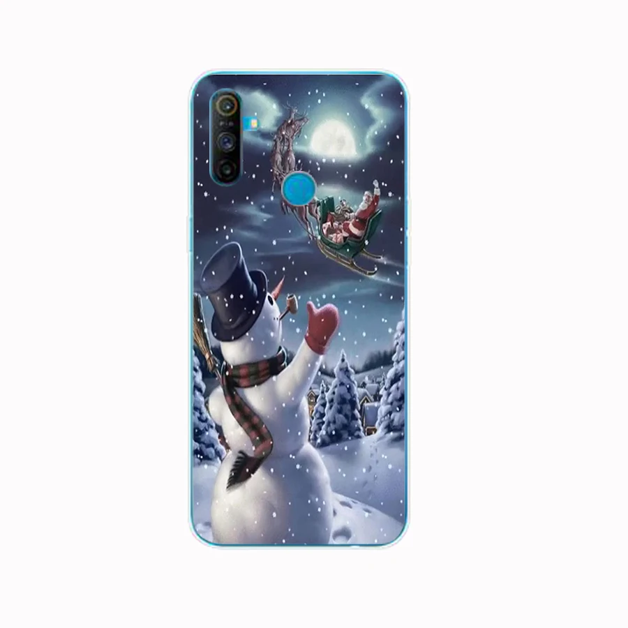 39SD Рождественские огни Мягкий Силиконовый ТПУ чехол для телефона OPPO A1K A5S A7 AX7 A5 A9