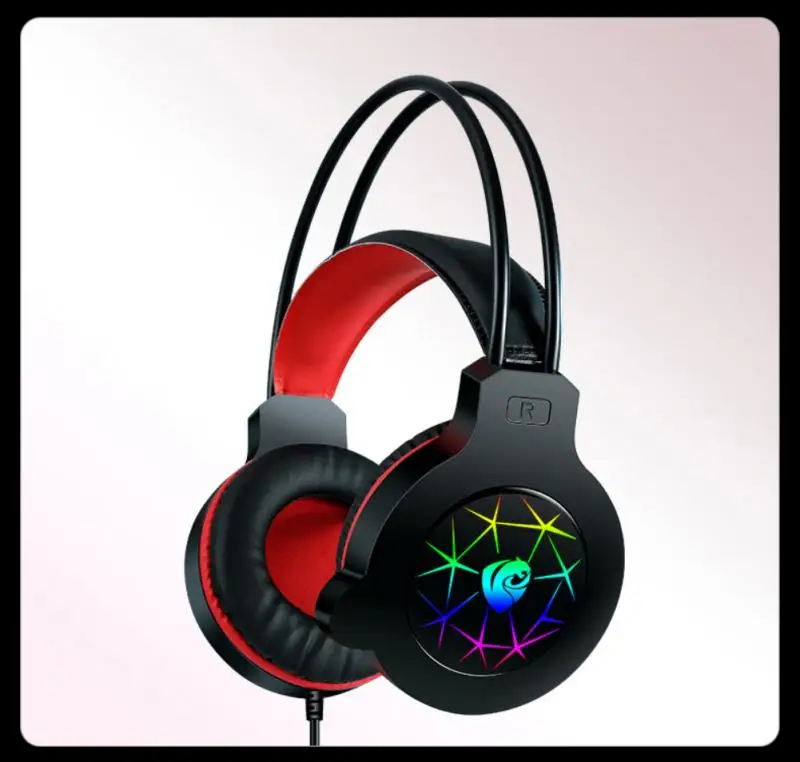 Профессиональные Проводные Игровые наушники K1 со светодиодсветильник кой для PS4