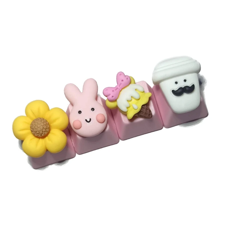 

1PC Cute Sweets Candy Keycap Cute Keycap Mechanical Keyboard Keycap R4 Pink Cap 32CA