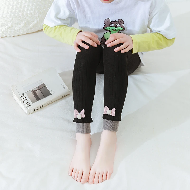 

Children's leggings spring and autumn pure cotton outer wear student middle-thickness cropped pants Korean style trendy pants