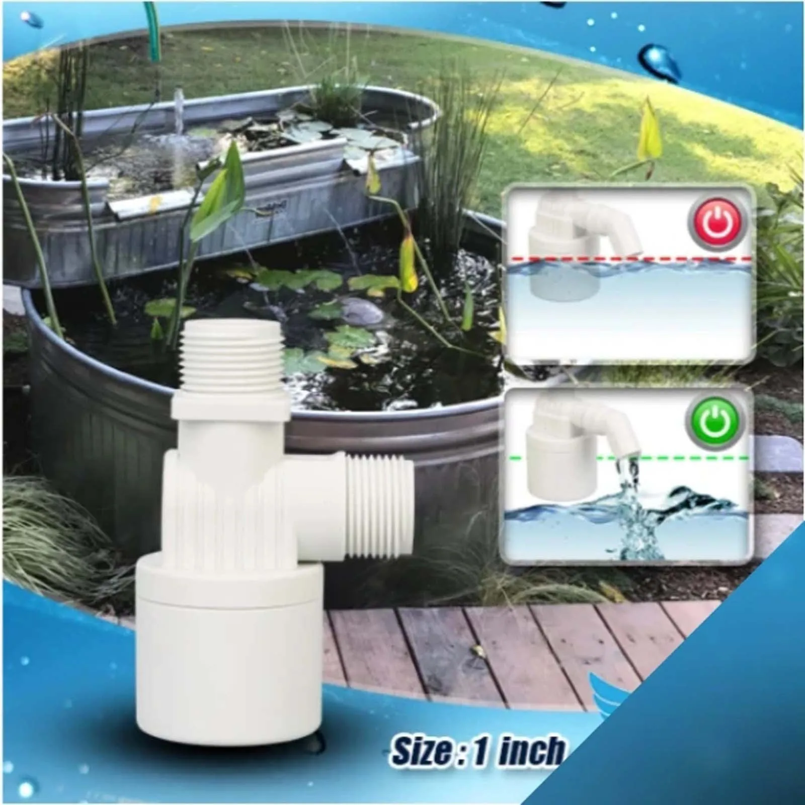 

Automatic Water Level Control Valves For Water Tank Solar Livestock Water Tank QW