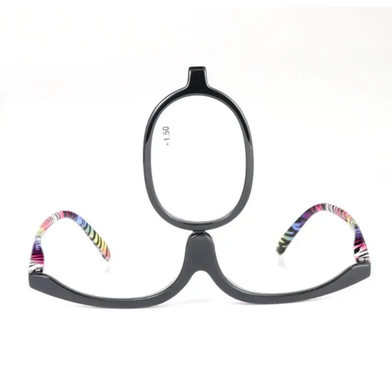 Увеличительный макияж Вращающиеся Очки для чтения складные очки косметические