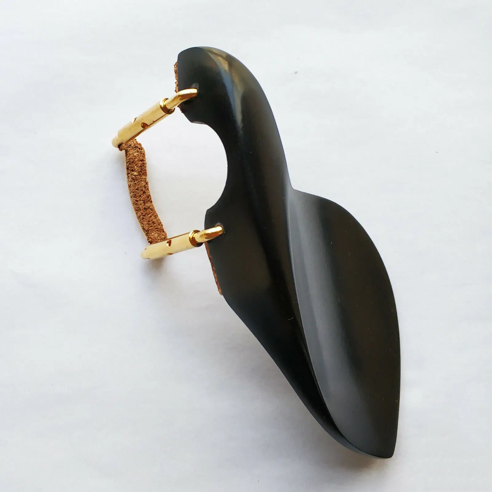 

2pcs natural ebony violin chinrest 4/4 with screw,violin parts