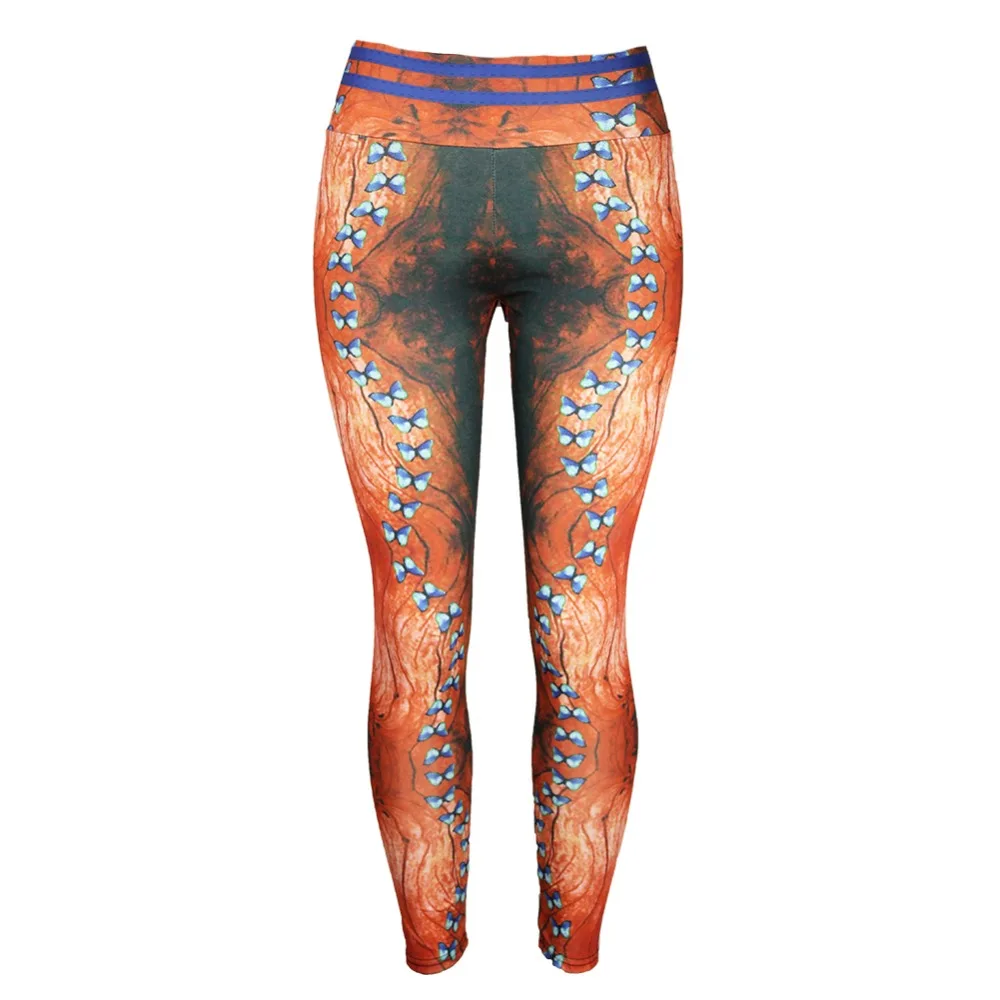 Женские Леггинсы пуш-ап со змеиным принтом эластичные облегающие леггинсы для