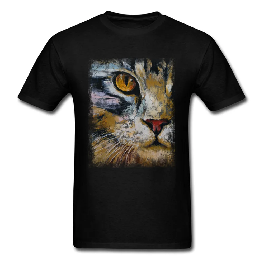

MAINE COON Tshirt Men Fitted Tees Crew Neck T Shirts Labor Day T-Shirt Cotton Fabric Clothes Fashionable Tops Retro Dark Cat