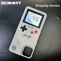 playable gameboy case for iphone 11 12 pro max 12 mini 6 7 8 x xr xs se 2020 case for samsung s10 s20 note 10 plus note 20 ultra