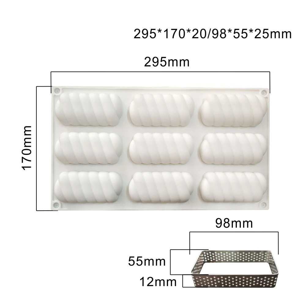 Посуда для выпечки резак квадратная форма силиконовый мусс круглая французская