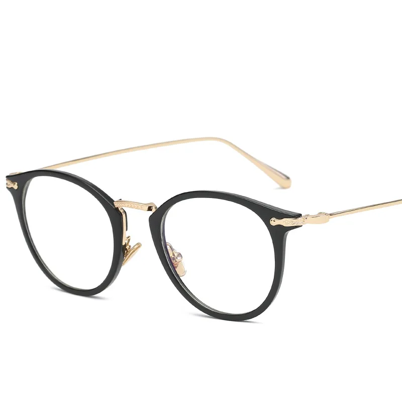 TR90 прозрачные круглые очки для мужчин и женщин оптические близорукости по