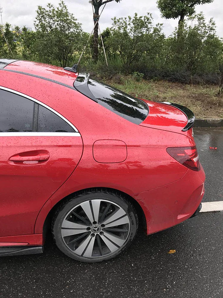 Спойлер на крышу W117 спойлер для Mercedes-Benz CLA CLA180 CLA200 2015-2018 из АБС-пластика автомобиля
