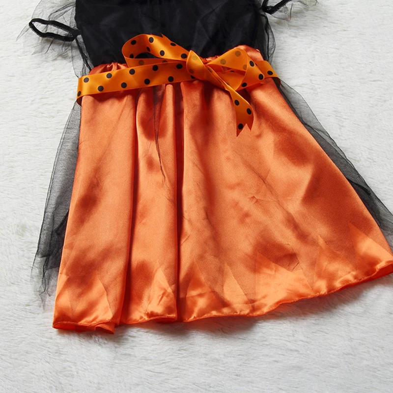 

Kids Halloween Costume Children Witch Cosplay Halloween Clothes Cosplay Props K2