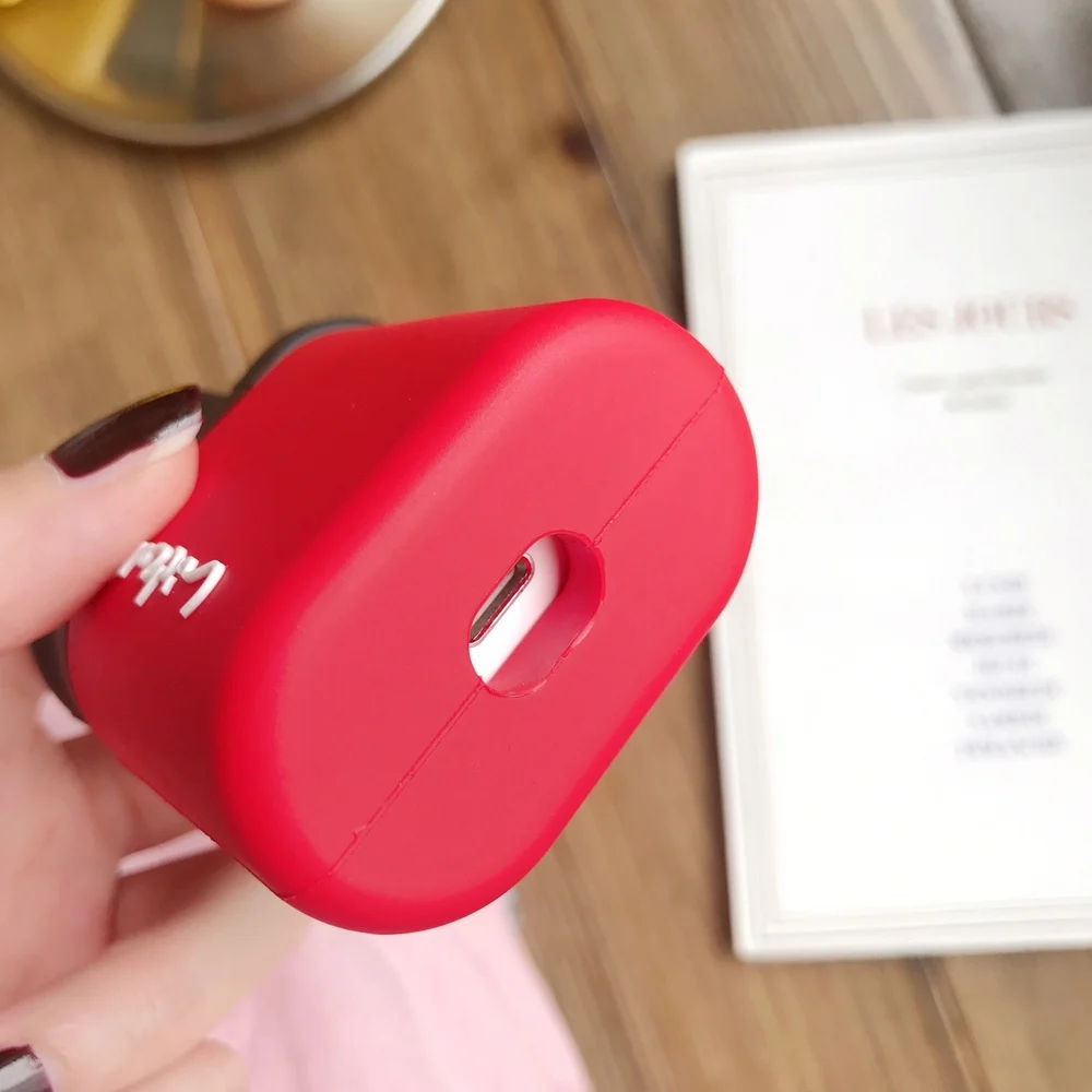 3D прикуриватель дизайн беспроводной Bluetooth наушники чехол для AirPods 2 1 мягкая силиконовая гарнитура Защитная крышка с крючком