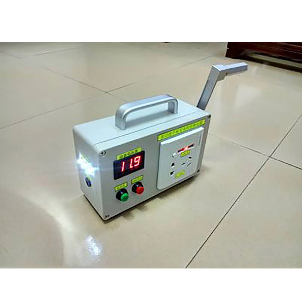 Мобильный ручной коленчатый генератор большой емкости с памятью для кемпинга