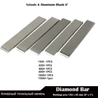 6 шт., алмазные заготовки из алюминия пластина точильного камня, набор 6 дюймов для Edge Pro, Hapstone, TSProf и Ruixin pro stone STANDARD 25 мм