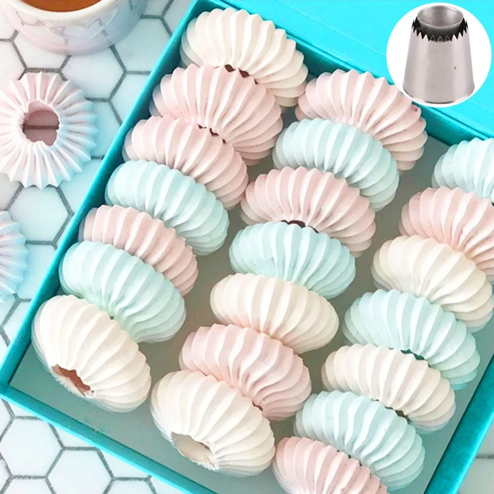 Нержавеющая сталь и печенье японского клуба пластиковый цветок рот с окантовкой