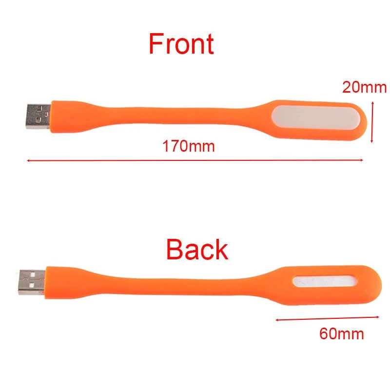 Светодиодный Ночной светильник с USB-портом для ноутбука лампа чтения портативным