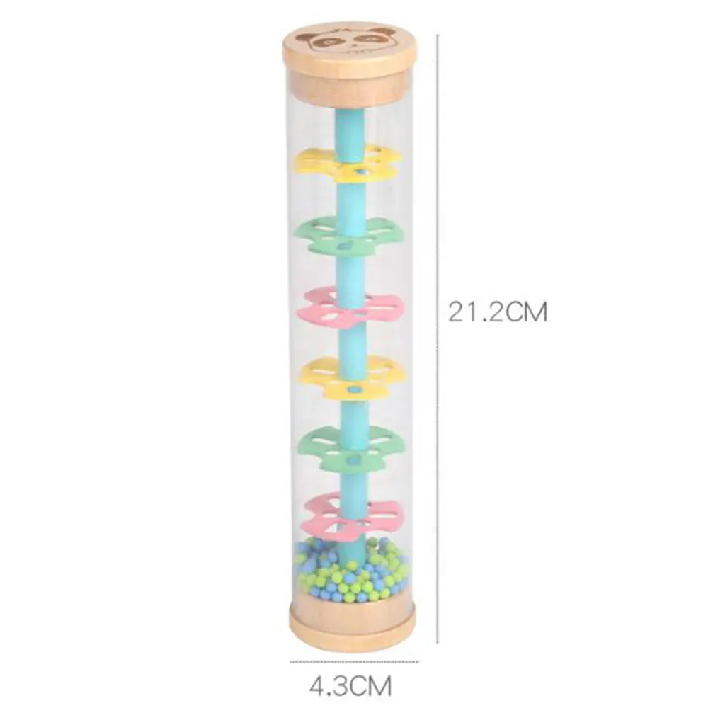 

Toddlers Baby Educational Toys Montessori Early Learning Baby Birthday Christmas New Year Gift Rainmaker Music Sensory Toys