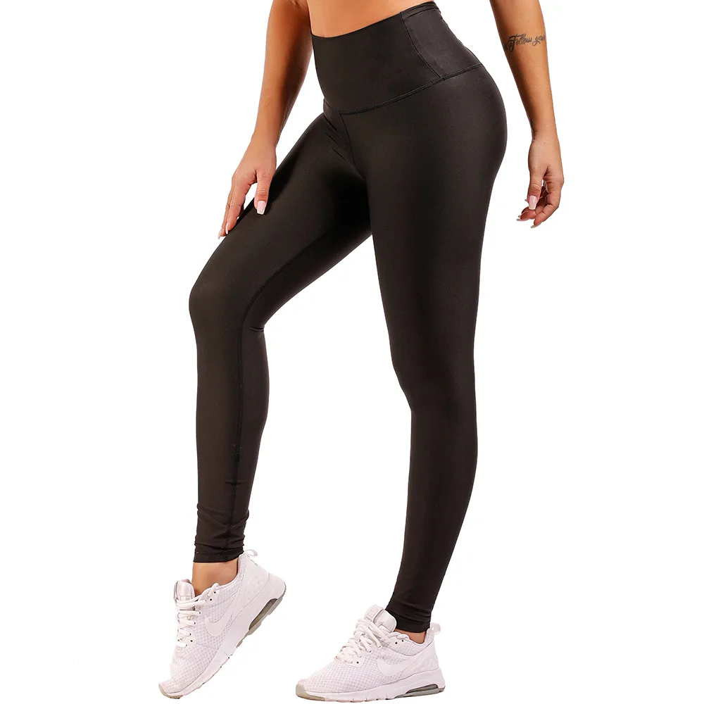 

Dreamlikelin Women Sexy High Waist Push Up Leggings Solid Color Skinny Workout Seamless Fitness Leggings