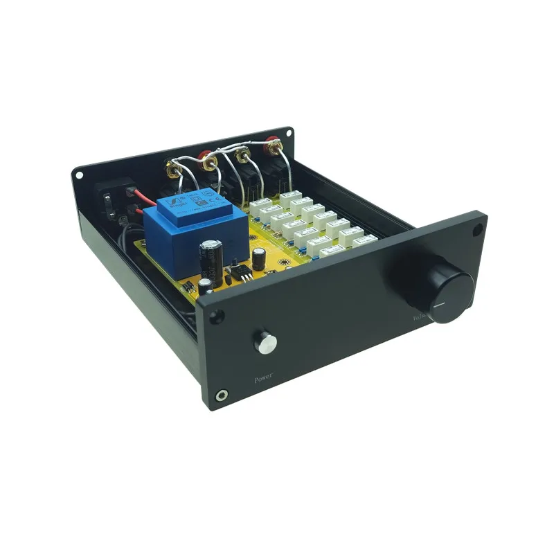 Hi Fi реле регулятор громкости XLR сбалансированный предусилитель Пассивный 256 шаг