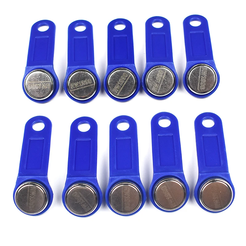 100 шт./лот RW1990 ТМ Карта сенсорная память Ibutton ключ ручка для системы Guard Tour карта