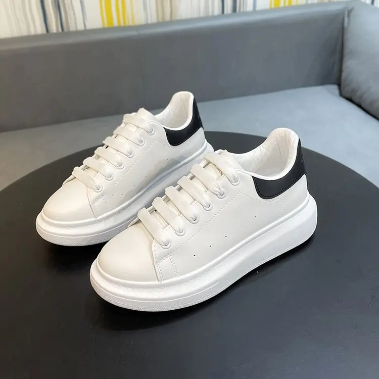 

Кроссовки женские на толстой подошве, повседневные сетчатые туфли, белые, весна 2022